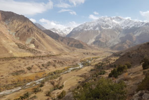 Fann Mountains in Tajikistan