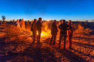 Camping in the Karakum, Turkmenistan