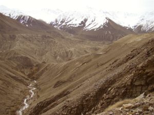 Pamir Highway in Tajikistan